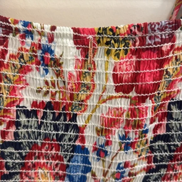 MISA LOS ANGELES
Ruchika Floral Romper size small red blue floral EUC - Picture 15 of 15